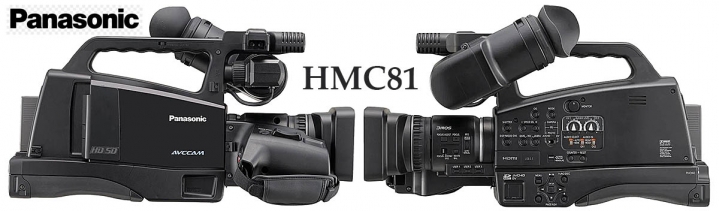 OBŘÍ a PROFESIONÁLNÍ kamera Panasonic AG-HMC81