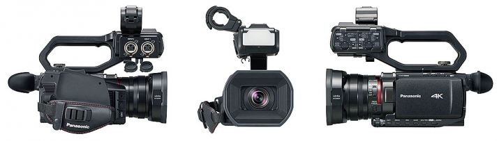 Videokamera Panasonic HC-X2000 ve třech detailech