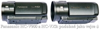 Novinky Panasonic: Videokamery HC-VX3 a V900 zleva