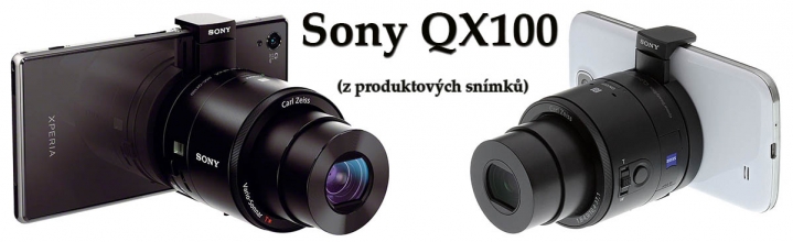 Dva z mnoha produktových detailů Sony DSC-QX100...