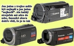 Trojice porovnávaných videokamer 