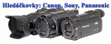 Hledáčkové videokamery: Canon, Sony, Panasonic