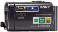 Přední perspektiva kamery Sony CX115 (Kliknutí zvětší)