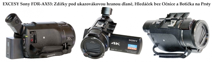 Videokamera Sony FDR-AX53 a její konektivita + botka