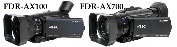 Krásně VIDEOKAMERY Sony FDR-AX100 a FDR-AX700