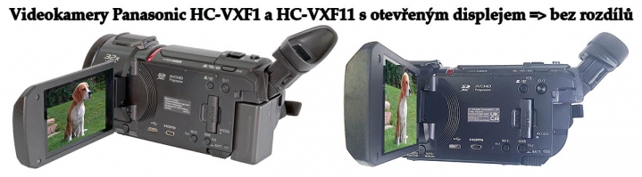 Videokamery Panasonic HC-VXF1 a HC-VXF11 u sebe