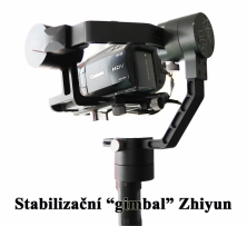 Stabilizační gimbal ZHIYUN CRANE 2 s kamerou HV30