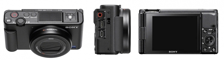 Vlogovací Foto-Kamera Sony ZV-1 v detailech přístroje